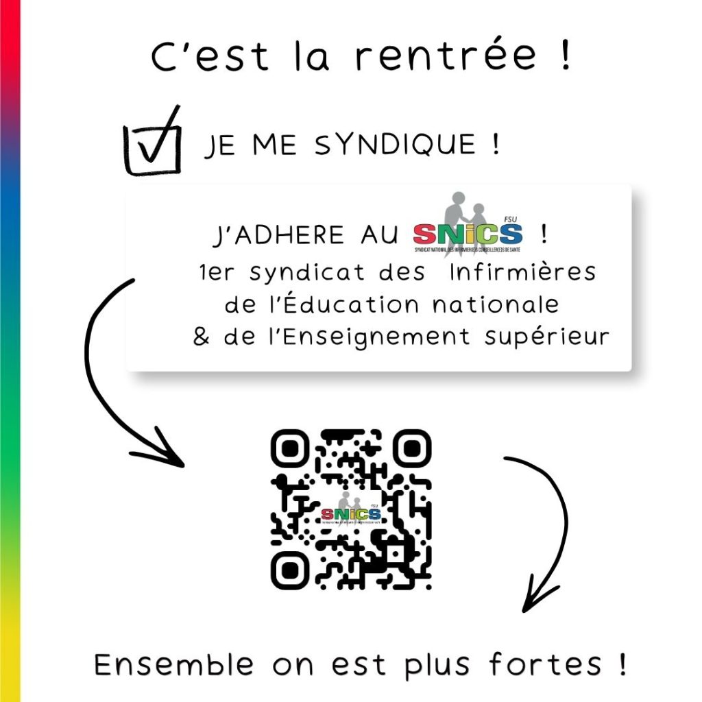 Le SNICS-FSU vous souhaite une bonne rentrée !