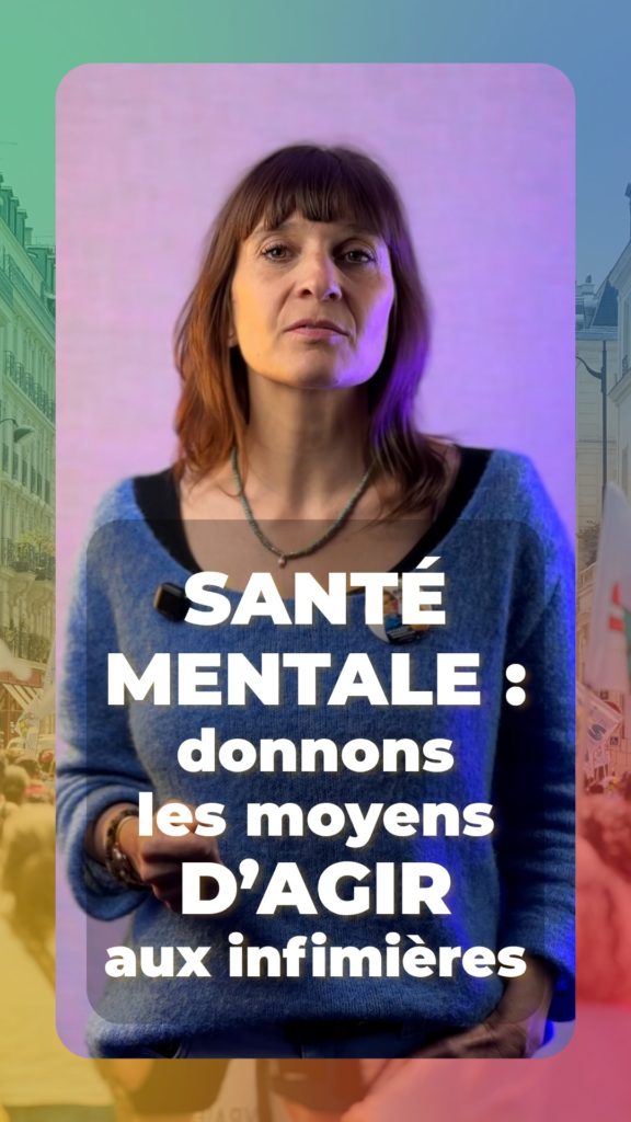 Santé mentale : Donnons les moyens d'agir aux infirmières !