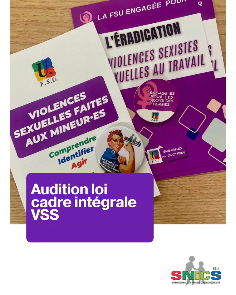 Audition du SNICS-FSU Loi cadre intégrale